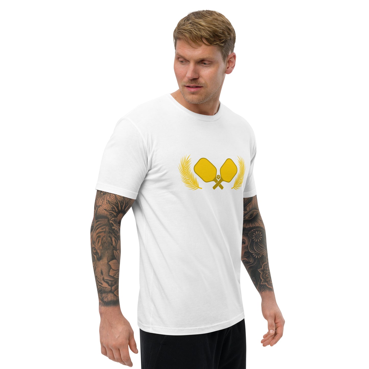 Men's Fitted Pickleball Short Sleeve T-shirt