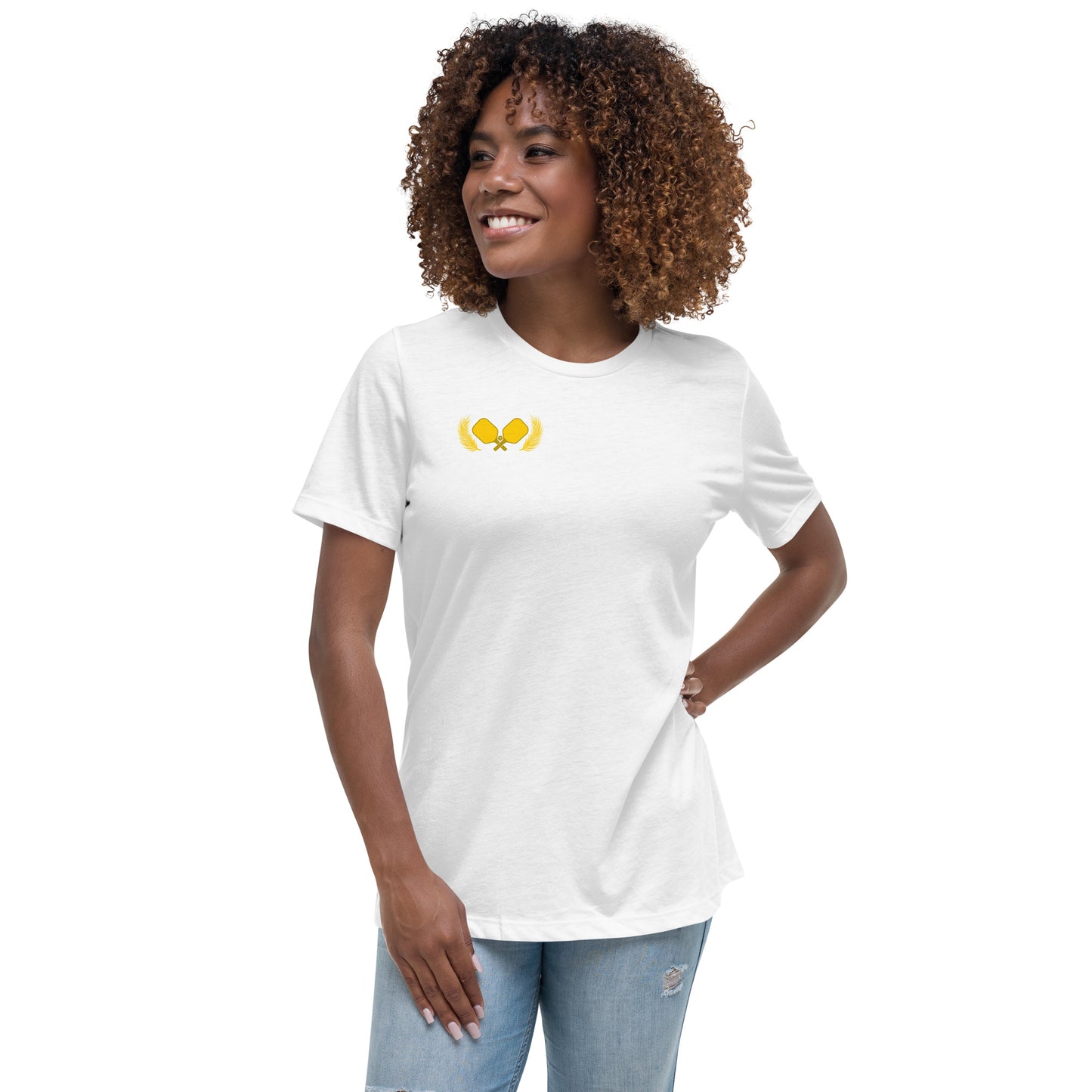 Gold Pickleball Women's Relaxed T-Shirt