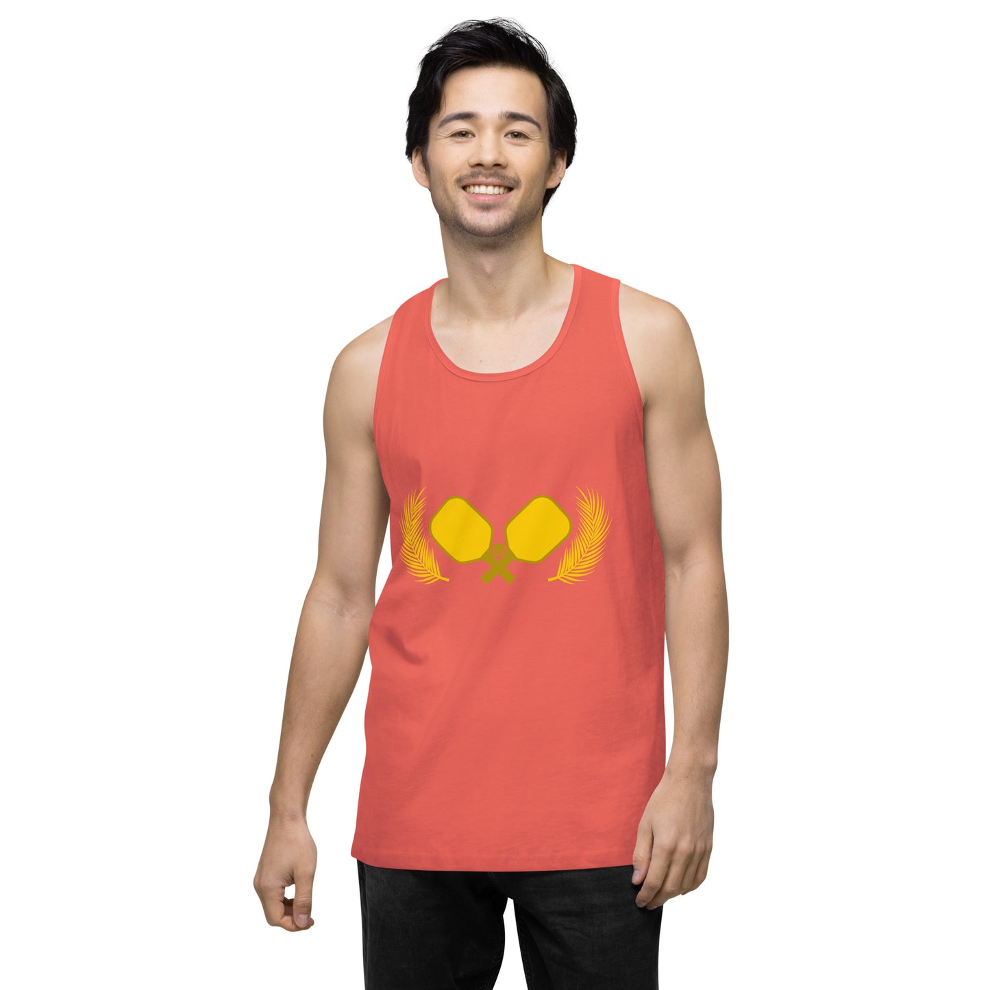 Gold Pickleball Men’s Cotton Tank Top