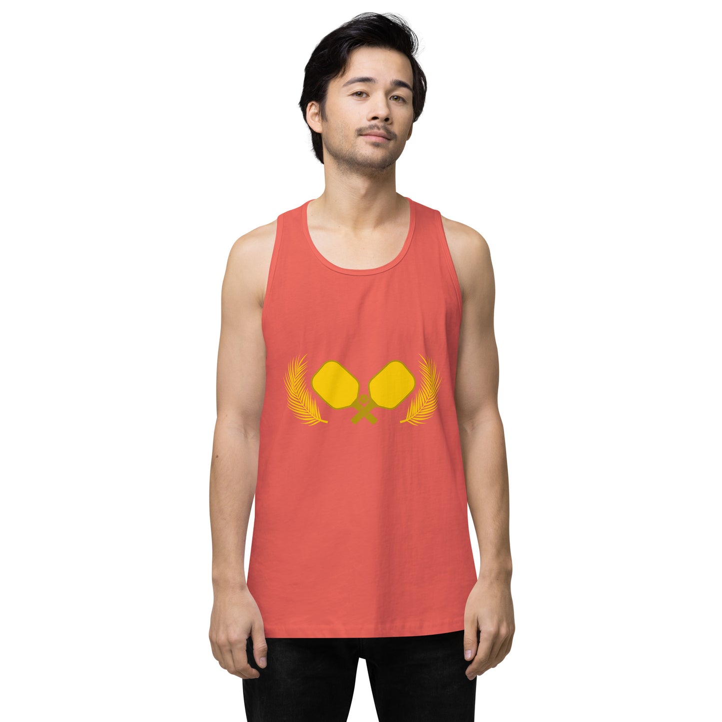 Gold Pickleball Men’s Cotton Tank Top