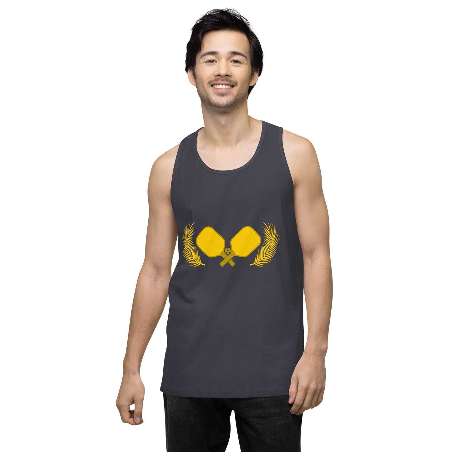 Gold Pickleball Men’s Cotton Tank Top