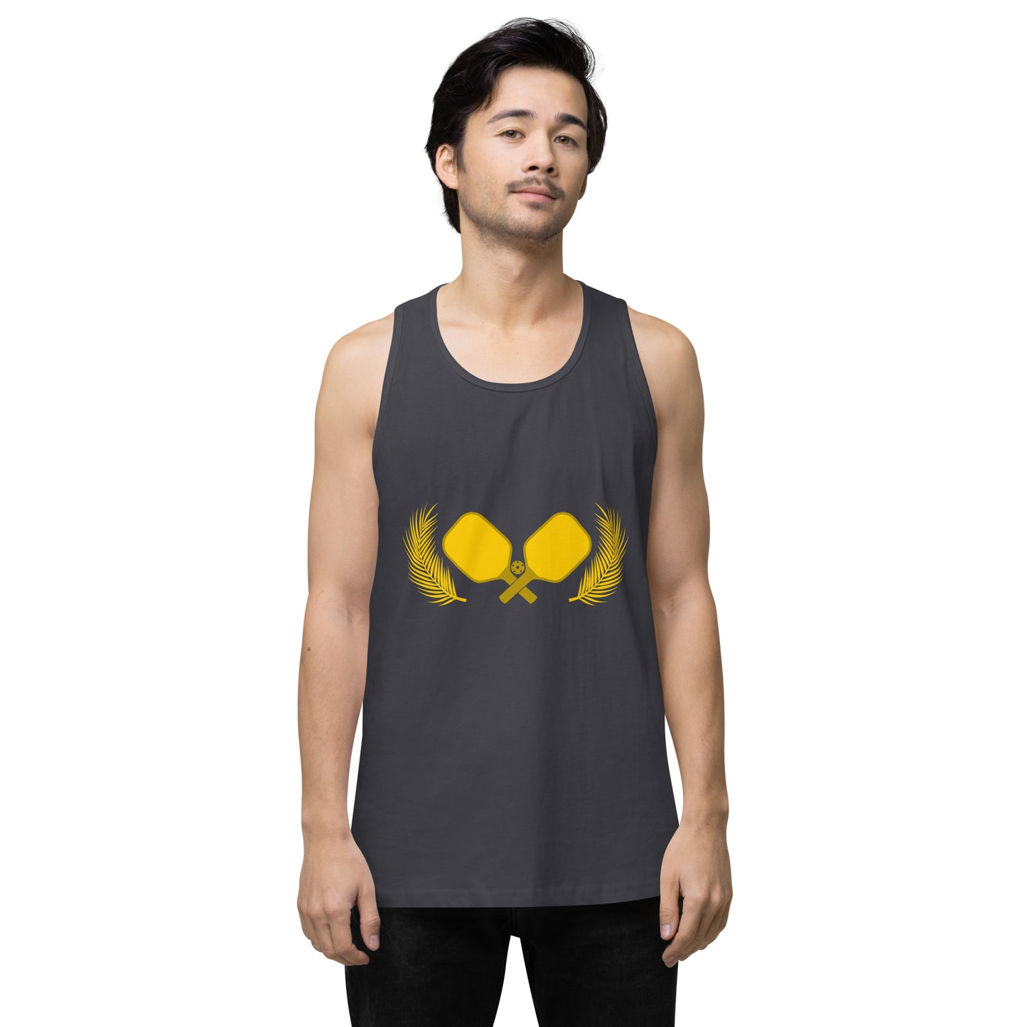 Gold Pickleball Men’s Cotton Tank Top