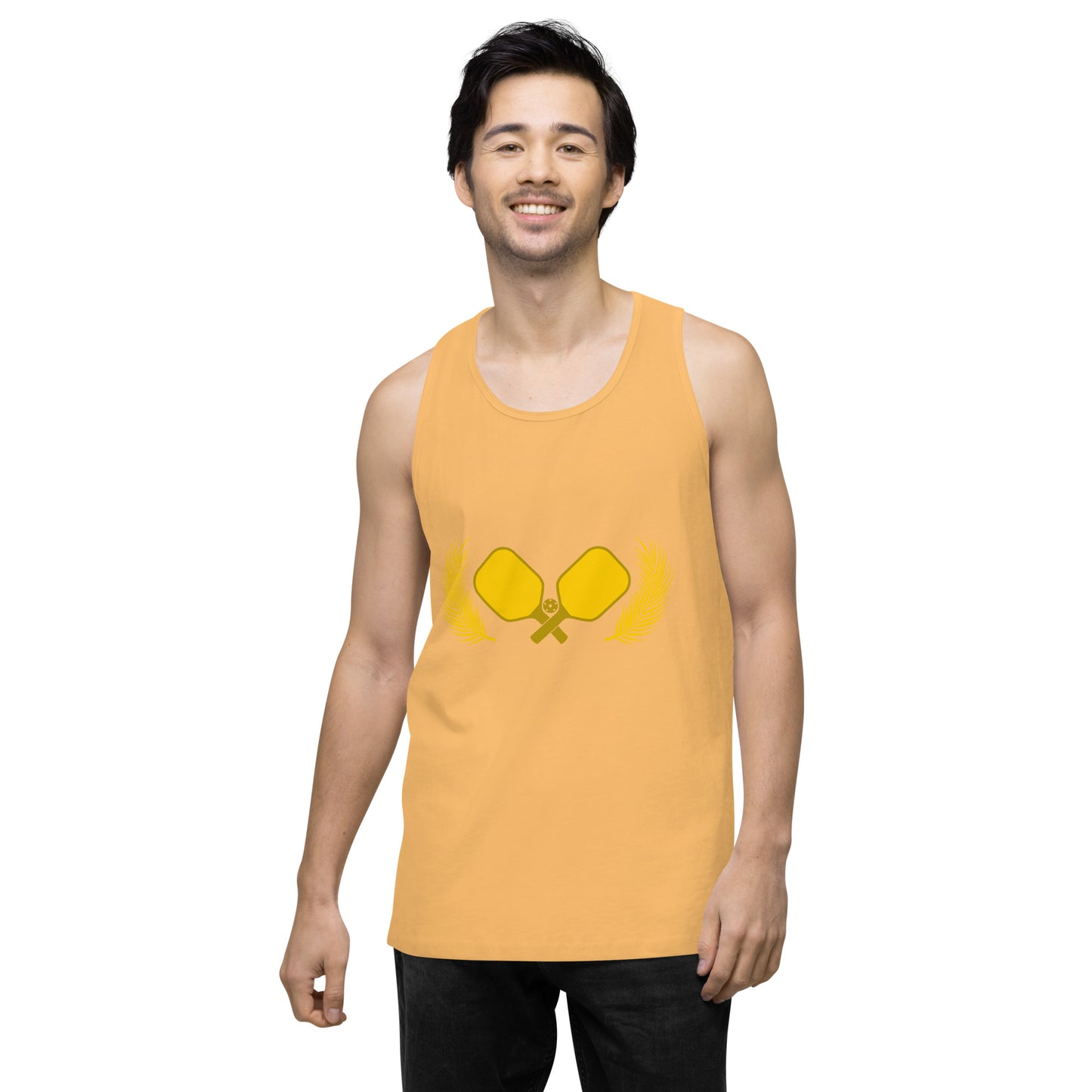 Gold Pickleball Men’s Cotton Tank Top