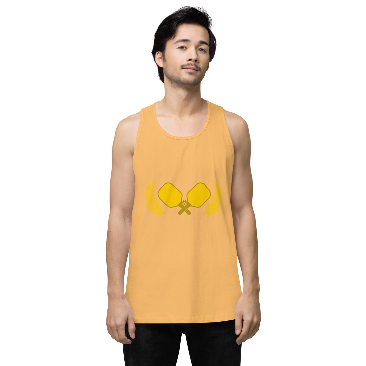 Gold Pickleball Men’s Cotton Tank Top