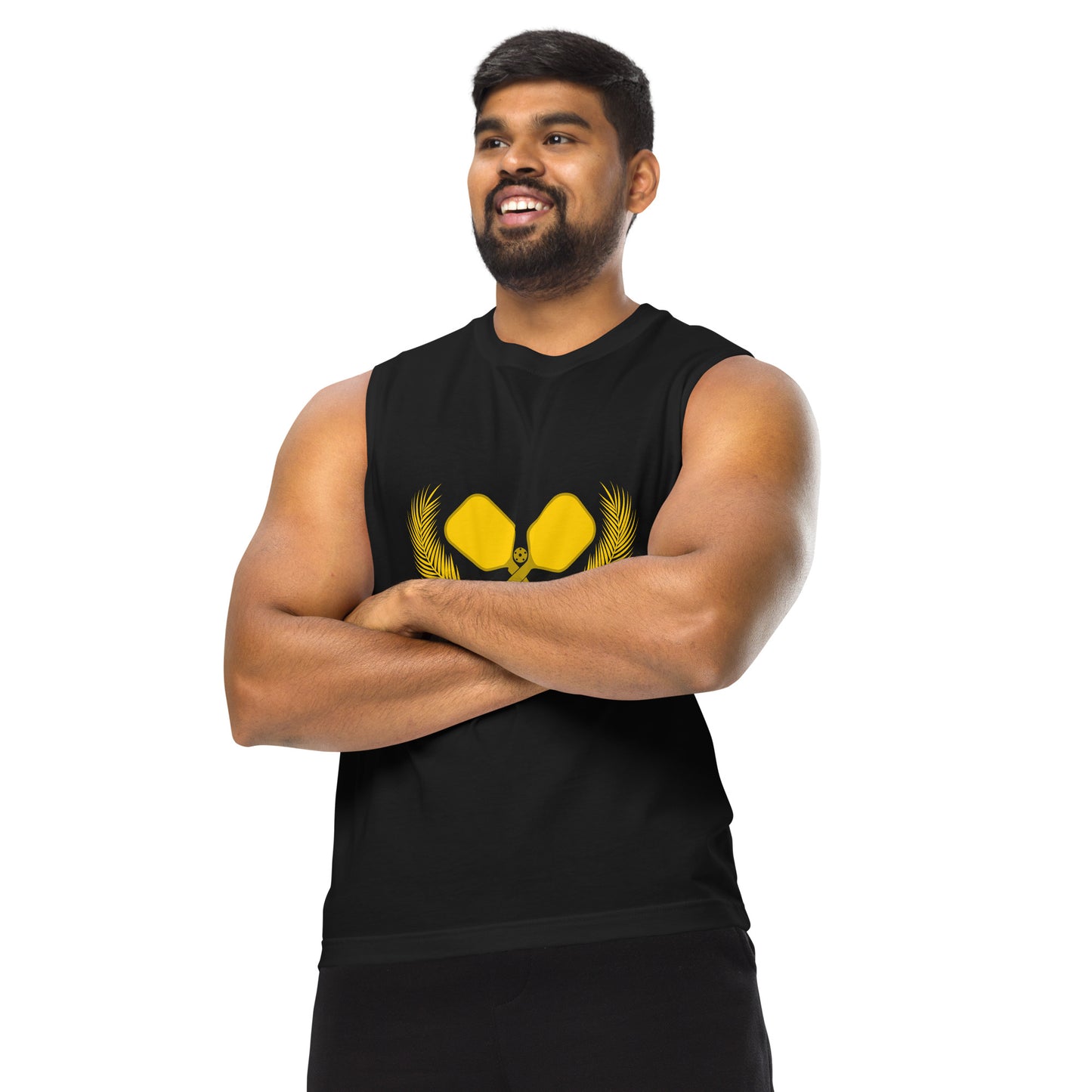 Gold Pickleball Muscle Tank