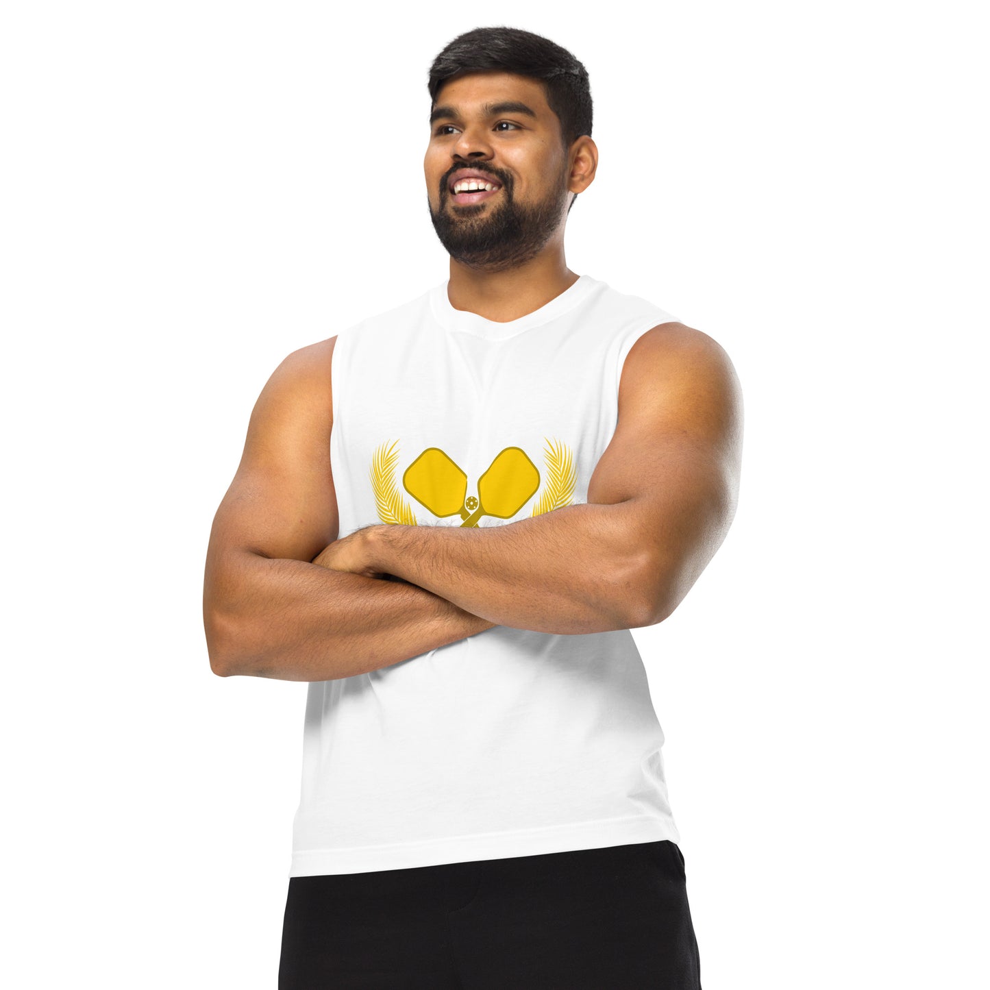 Gold Pickleball Muscle Tank